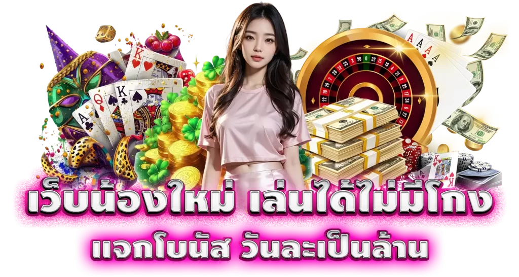 เว็บน้องใหม่ เล่นได้ไม่มีโกง แจกโบนัส วันละเป็นล้าน